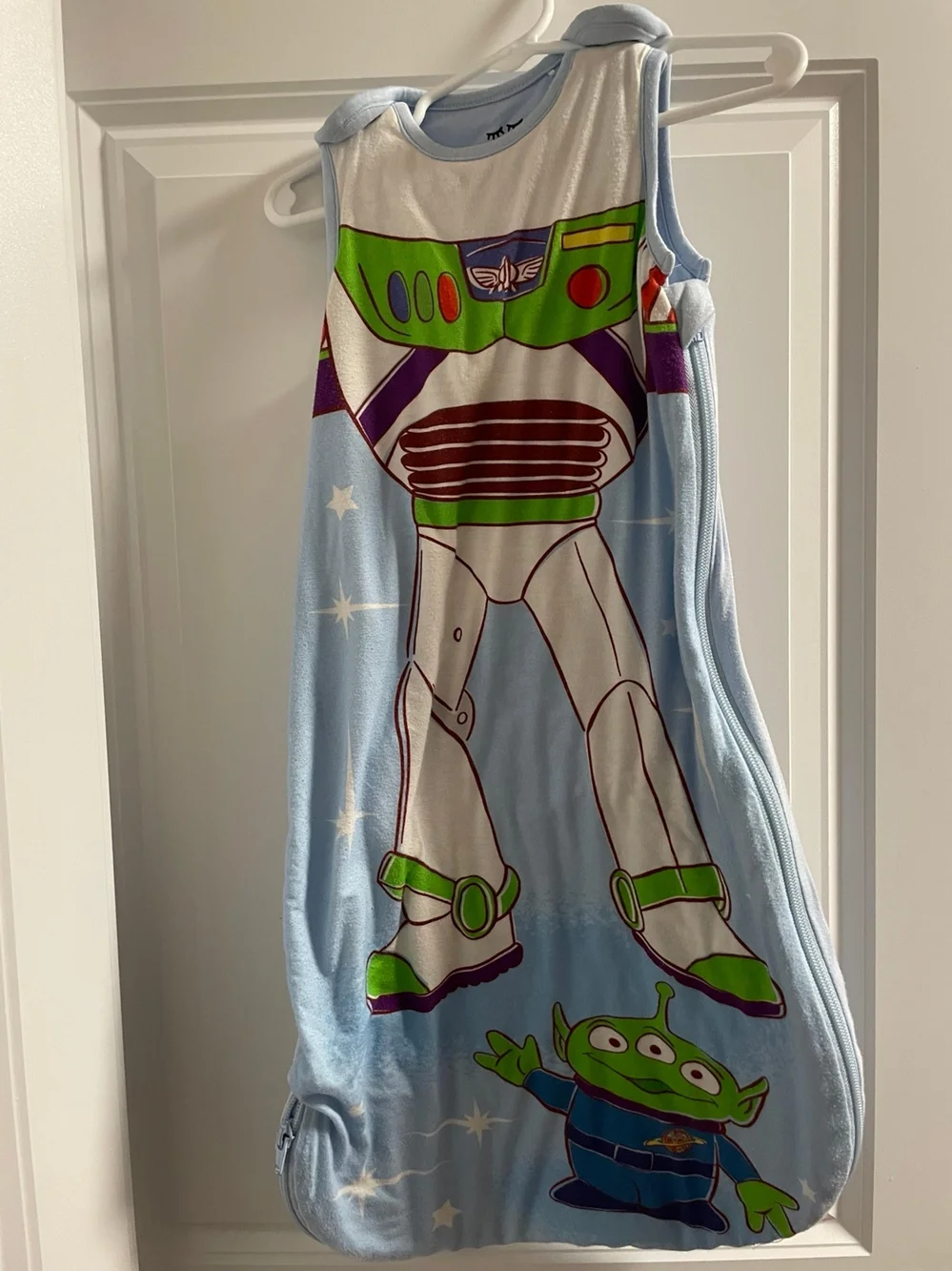 Little Sleepies Blue Buzz Lightyear Bamboo Seasonless Sleep Sack 18M-36MONTHS